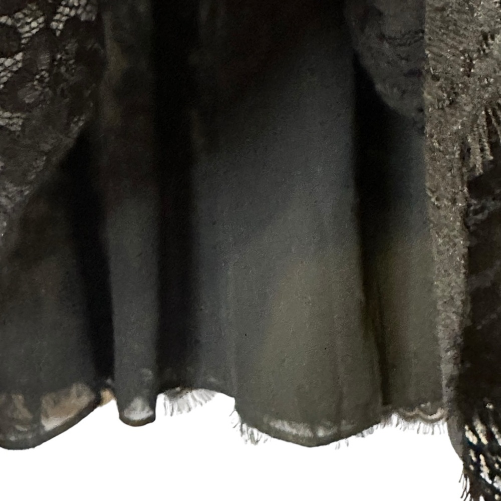 Torrid Black Lace Babydoll Blouse Flutter Sleeve Romantic Goth Boho 1X 18645702 - Picture 7 of 14